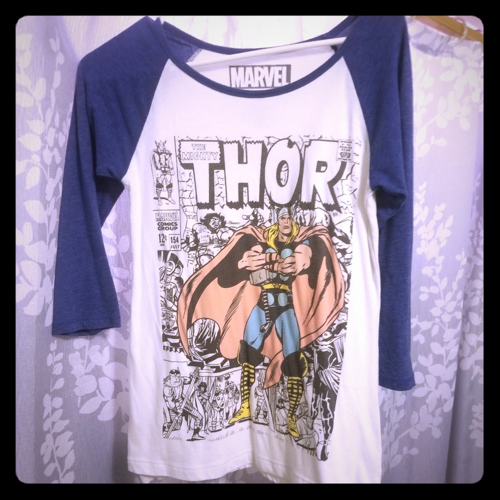 New marvel Thor baseball tee